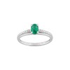 Bague femme - Emeraude - Or 18 Carats - vue V1