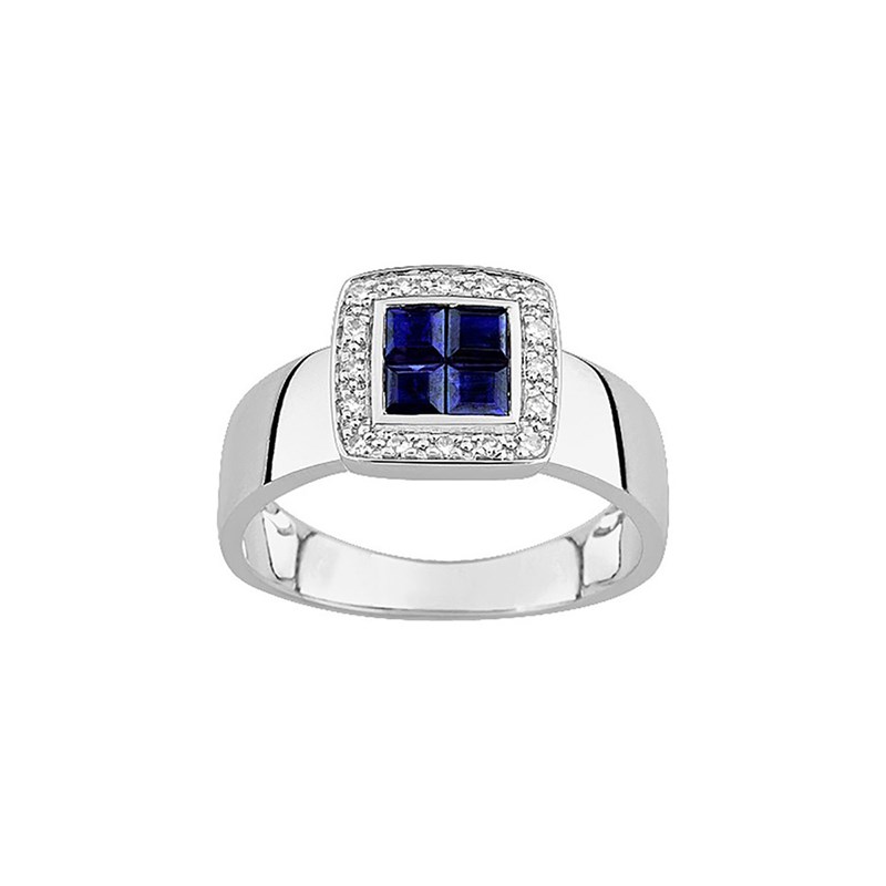 Bague femme - Saphir - Or 18 Carats