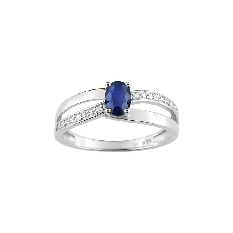 Bague femme - Saphir - Or 18 Carats