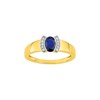 Bague femme - Saphir - Or 18 Carats - vue V1