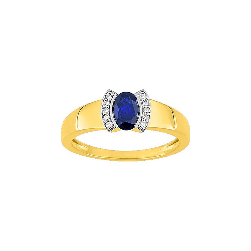 Bague femme - Saphir - Or 18 Carats