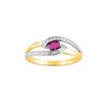 Bague femme - Rubis - Or 18 Carats - vue V1