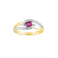 Bague femme - Rubis - Or 18 Carats