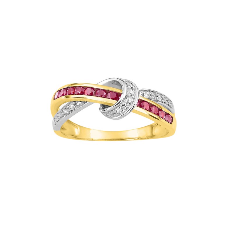 Bague femme - Rubis - Or 18 Carats