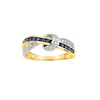 Bague femme - Saphir - Or 18 Carats - vue V1