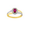 Bague femme - Rubis - Or 18 Carats - vue V1