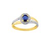 Bague femme - Saphir - Or 18 Carats - vue V1