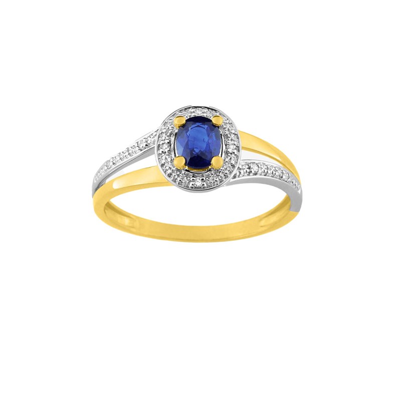 Bague femme - Saphir - Or 18 Carats