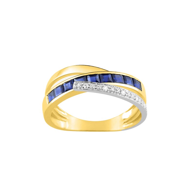 Bague femme - Saphir - Or 18 Carats