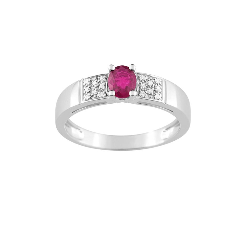 Bague femme - Rubis - Or 18 Carats