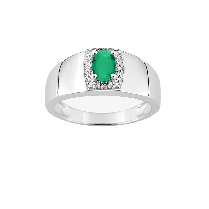 Bague femme - Emeraude - Or 18 Carats