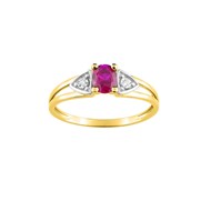 Bague femme - Rubis - Or 18 Carats