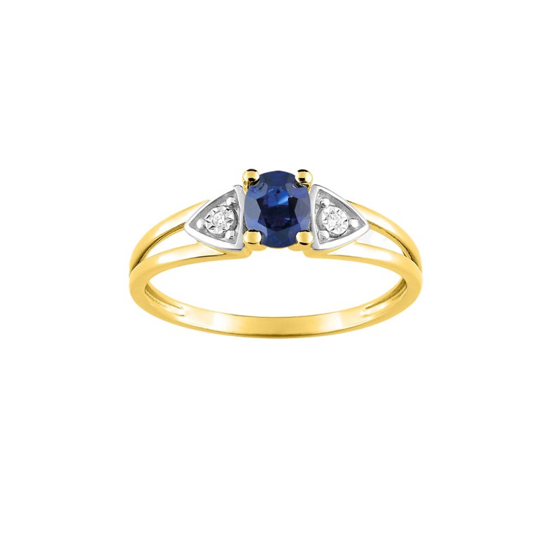 Bague femme - Saphir - Or 18 Carats