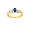 Bague femme - Saphir - Or 18 Carats - vue V1