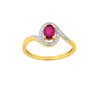 Bague femme - Rubis - Or 18 Carats - vue V1