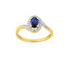 Bague femme - Saphir - Or 18 Carats - vue V1