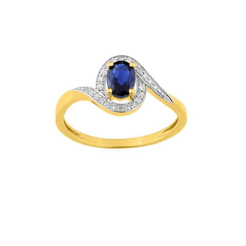 Bague femme - Saphir - Or 18 Carats