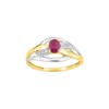 Bague femme - Rubis - Or 18 Carats - vue V1