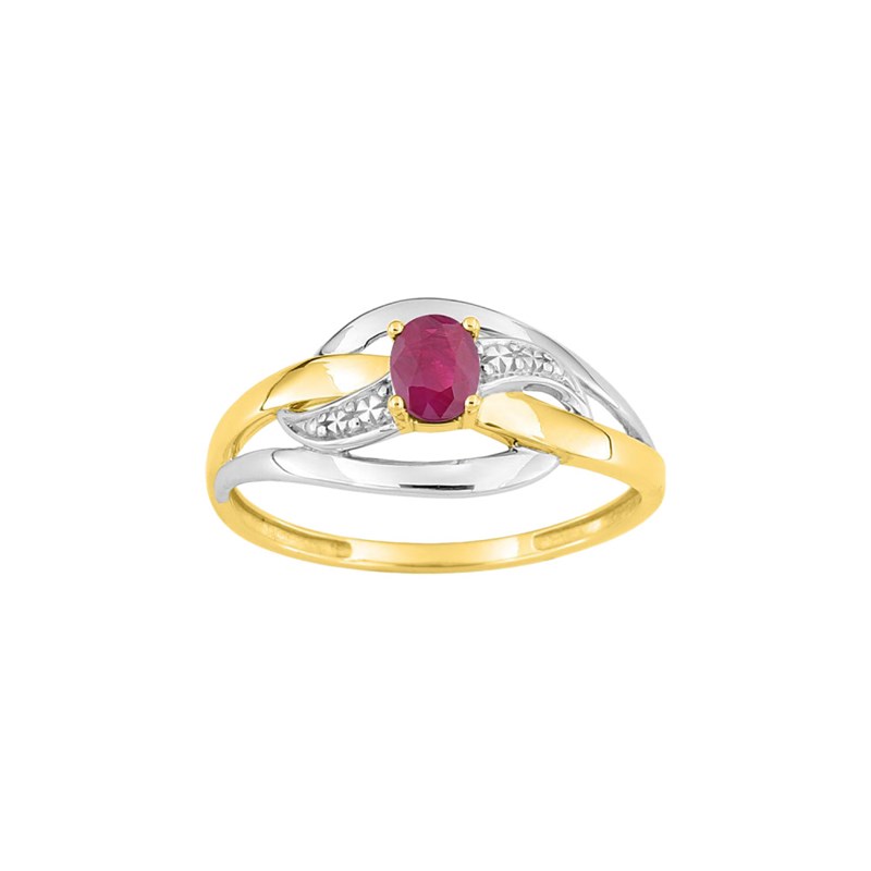 Bague femme - Rubis - Or 18 Carats