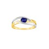 Bague femme - Saphir - Or 18 Carats - vue V1