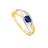 Bague femme - Saphir - Or 18 Carats - vue V2