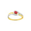 Bague femme - Rubis - Or 18 Carats - vue V1