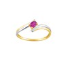 Bague femme - Rubis - Or 18 Carats - vue V1