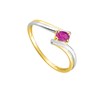 Bague femme - Rubis - Or 18 Carats - vue V2