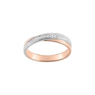 Alliance Femme - Or 18 Carats - Diamant 0,03 Carats