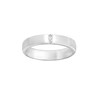 Bague Mixte - Or 18 Carats - Diamant 0,02 Carats - vue V1