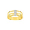 Bague Femme - Or 18 Carats - Diamant 0.06 Carats - vue V1