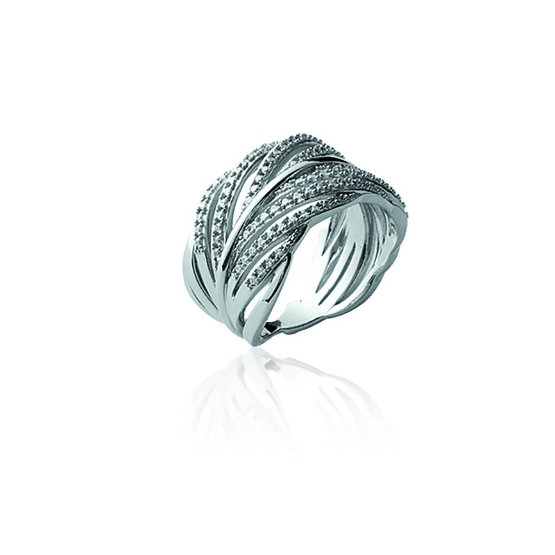 Bague Femme - Argent 925 - Oxyde de zirconium - vue 2