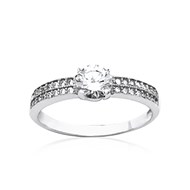 Bague Femme - Argent 925 - Oxyde de zirconium