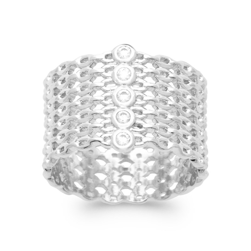 Bague Femme - Argent 925 - Oxyde de zirconium