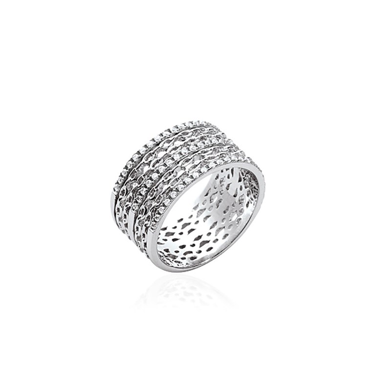 Bague Femme - Argent 925 - Oxyde de zirconium - vue 2