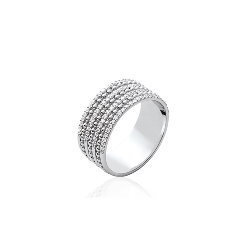 Bague Femme - Argent 925 - Oxyde de zirconium - vue 2