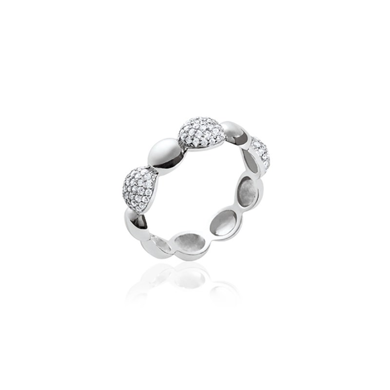 Bague Femme - Argent 925 - Oxyde de zirconium - vue 2