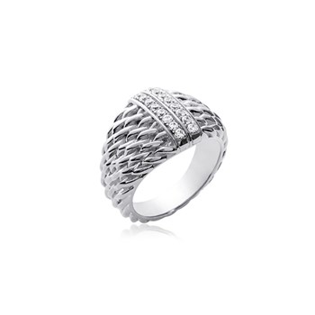 Bague Femme - Argent 925 - Oxyde de zirconium