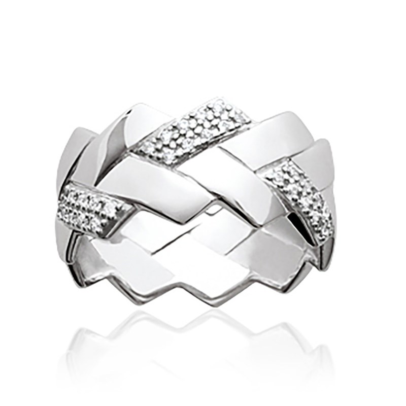 Bague Femme - Argent 925 - Oxyde de zirconium