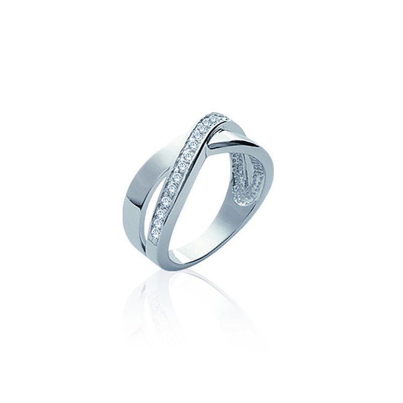 Bague Femme - Argent 925 - Oxyde de zirconium - vue 2