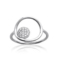 Bague Femme - Argent 925 - Oxyde de zirconium