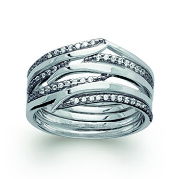 Damesring - Zilver 925 - Zirkoniumoxide