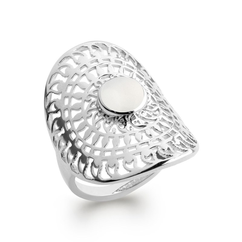 Bague Femme - Argent 925 - Pierre de lune - vue 2