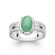 Bague Femme - Argent 925 - Aventurine