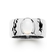 Bague Femme - Argent 925 - Pierre de lune