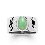 Bague Femme - Argent 925 - Aventurine