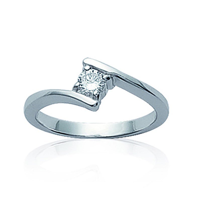 Bague Femme - Argent 925 - Oxyde de zirconium