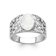 Bague Femme - Argent 925 - Pierre de lune