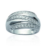 Bague Femme - Argent 925 - Oxyde de zirconium