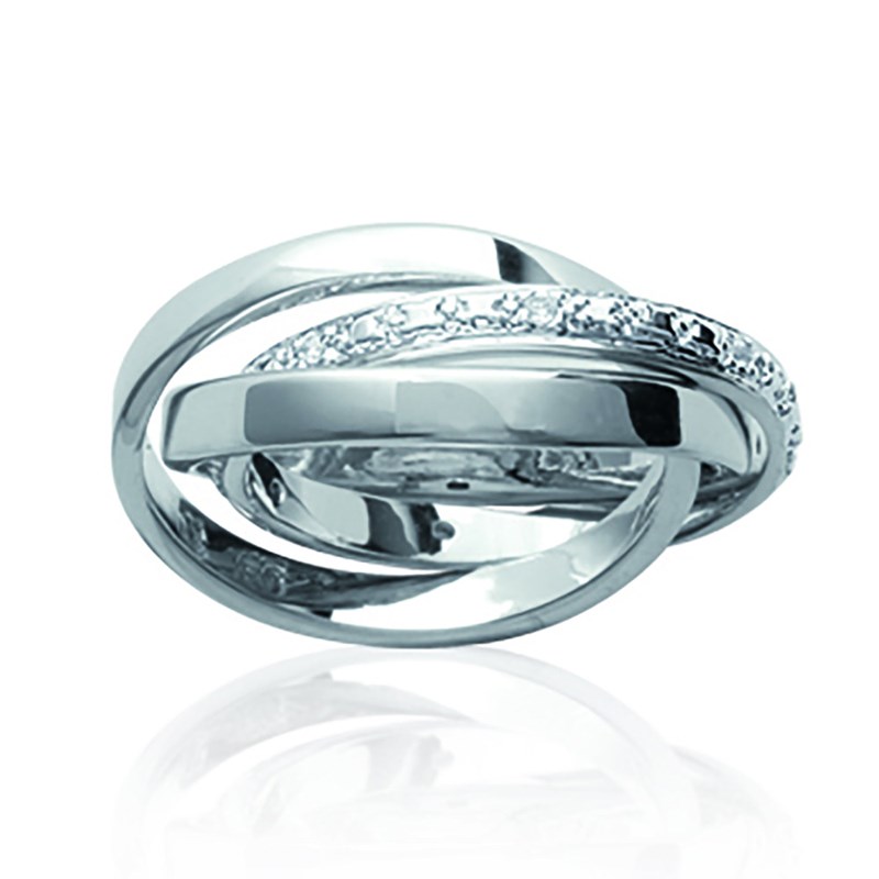 Bague Femme - Argent 925 - Oxyde de zirconium